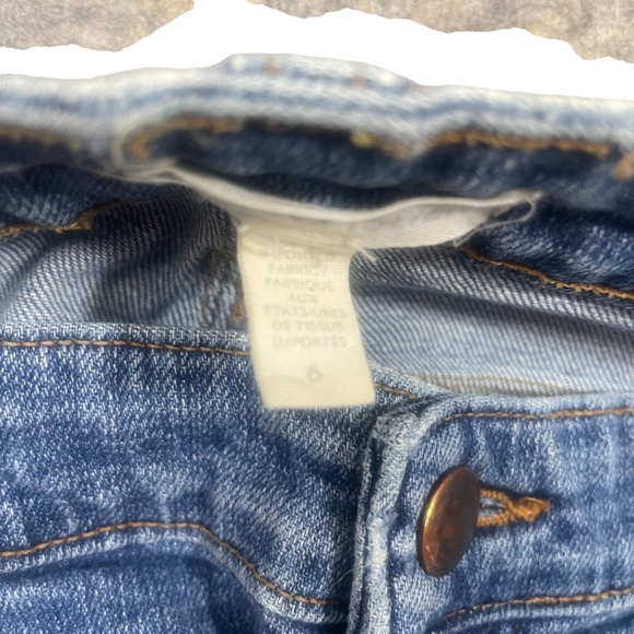 Eileen Fisher 6 Jeans Zipper Skinny Cotton Blend Denim - Picture 3 of 6